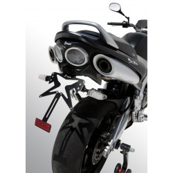 license plate holder (+fix.abs ) ermax for GSR 600 2006-2011, pearl orange 2006/2011(candy max orange [yme] )