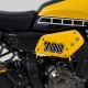 covers (by pair ) ermax for XSR 700 2016-2018, gris mat 2019(mat gray metallic 3 [mnm3] )