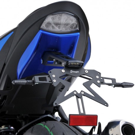 sup10 lisence plate holder aluminium black arm ermax for GSX S 750 2017