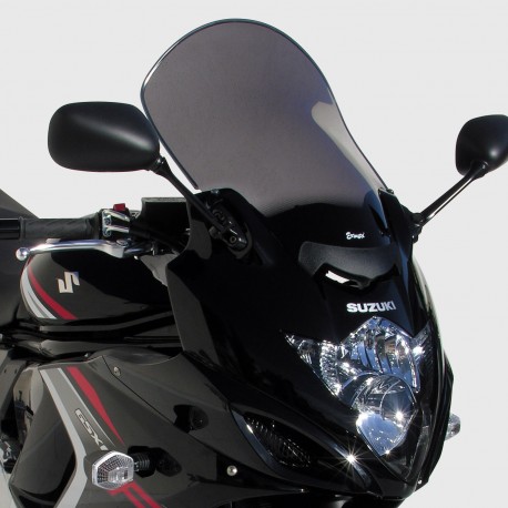high protection windshield (45 cm ) ermax for gsxf 650 2008-2016 light brown