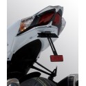 plate holder ermax for gsxr 1000   2009/2015 silver carbon look