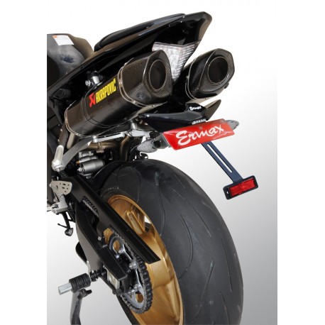 license plate holder ermax for YZF R1 2009-2014, glossy black 2009/2011(metallic diablo black [17k] )