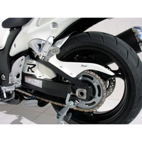 hugger arriere (with chain guard ) ermax for GSXR 1300 of 2008 √† 2017, white 2012/2017 (white glacier [yww] )