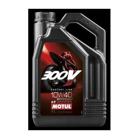 Sintetinis tepalas MOTUL 300V 10W40 FACTORY LINE 4T 4L