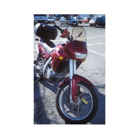 high protection screen + 10 cm ermax for 650 pegaso 95/97 smoked clear