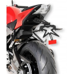 sup10 lisence plate holder aluminium black arm ermax for S 1000   R 2014-2016