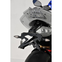 sup10 lisence plate holder aluminium black arm ermax for S 1000   RR 2010-2014