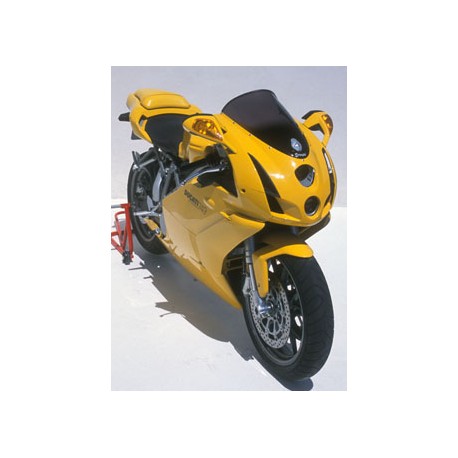high protection windshield ermax for 749/999 r / s (+ kit fix ) 2003/2006 black dark