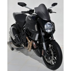 nose screen (39cm double bubble ) ermax for DIAVEL 2011-2013 satin grey