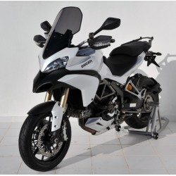 high protection screen + 10 cm ermax for MULTISTRADA 1200 S & pikes peak 2010/2012 grey