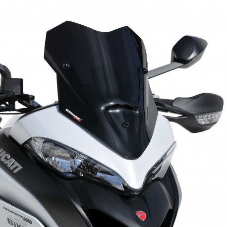 sport screen (39 cm ) ermax for MULTISTRADA 1260 2018-2019 dark black