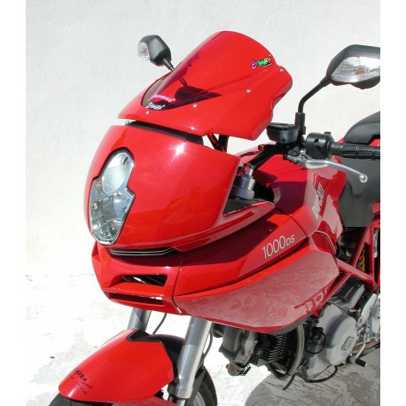 screen aeromax 27 cm ermax for 620/1000/1100 DS MULTISTRADA 2004/2009 grey