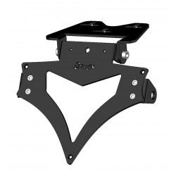 sup05 plate holder large model ermax aluminium black adjustable with blinkers holder