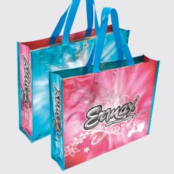 ermax shopping bag foldable blue