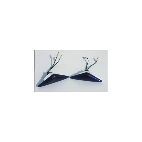 mini r√©p√©titeurs triangular √† ampoules (complement blinkers ) blue
