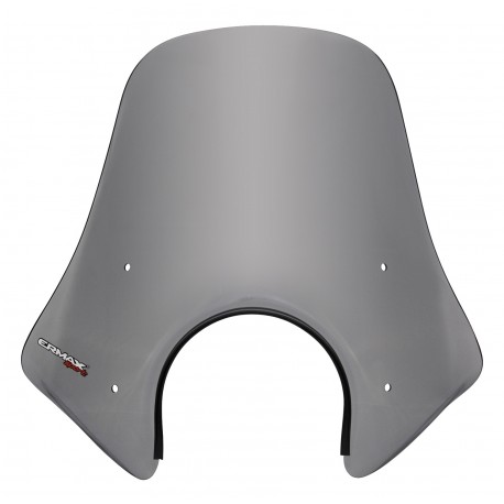 pare brise sportivo  (45cm cutting round ) light black