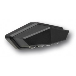 edp06 plate lighting 4 led black horizontal