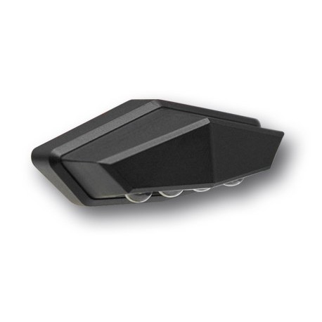 edp06 plate lighting 4 led black horizontal