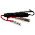 res03 resistance with wire harness 25 watts black for led blinkers