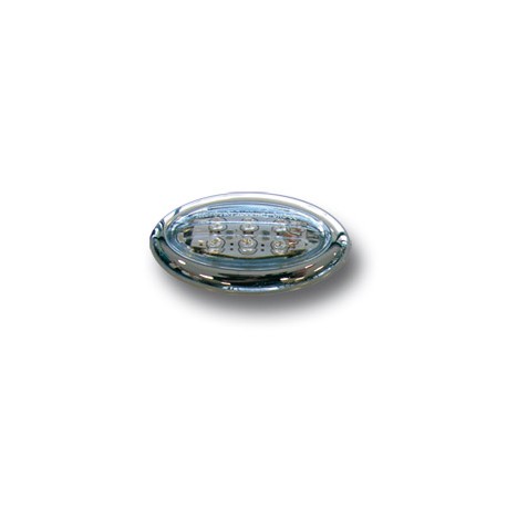 no. 5 mini side markers oval noirs with led
