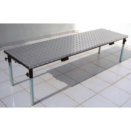 rst01 work station of job with slide EN sheet aluminium 3mm