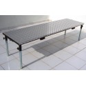 rst01 work station of job with slide EN sheet aluminium 3mm