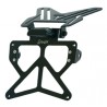 sup02 plate holder large model ermax aluminium black adjustable with blinkers holder
