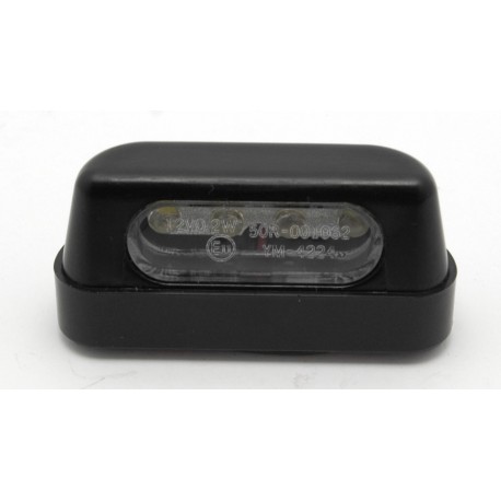 edp02 plate lighting 4 led black horizontal E11