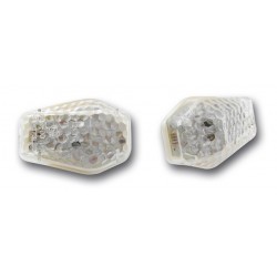 no. 33k turn signal front white with led E 11 ermax for kawasaki