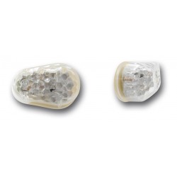 no. 35y by pair turn signal front white with led E 11 for motorcycles yamaha
