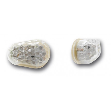 no. 35y by pair turn signal front white with led E 11 for motorcycles yamaha