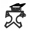 sup03 plate holder large model ermax aluminium black adjustable with blinkers holder