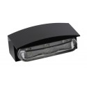 edp04 plate lighting 3 led aluminium black E11