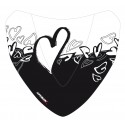 S√©rigraphie black hearts for nose screen