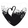 S√©rigraphie black hearts for nose screen
