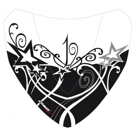 S√©rigraphie black stars for nose screen