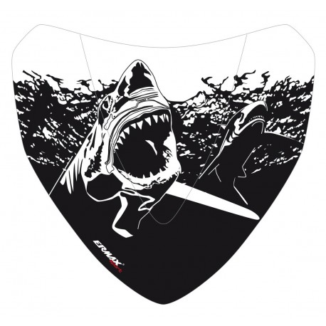 S√©rigraphie black sharks for nose screen