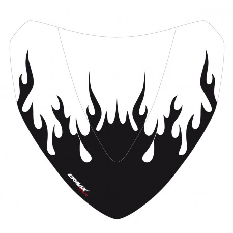 S√©rigraphie black flaming for nose screen