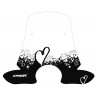 S√©rigraphie black hearts for screen and windshield
