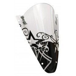 S√©rigraphie black stars for screen and windshield