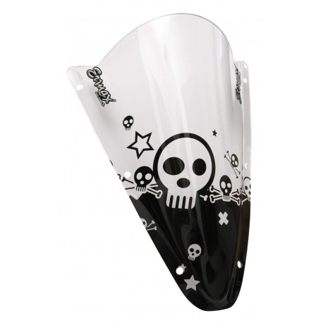 S√©rigraphie black punk fashion for screen and windshield