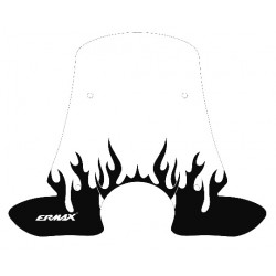 S√©rigraphie black flaming for screen and windshield