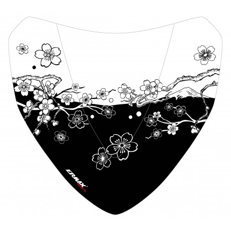 S√©rigraphie black sakura for nose screen