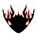 S√©rigraphie black and red flaming for nose screen