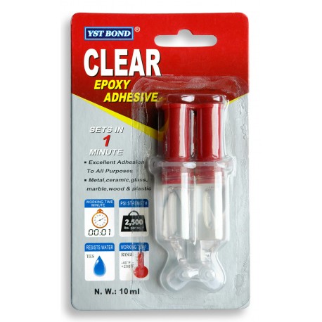 kit 10ml glue √©poxy transparente (yst bond ) for repairs and grids