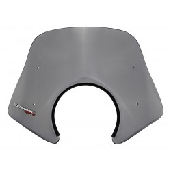 piccolo windshield  (30cm cutting round ) light black