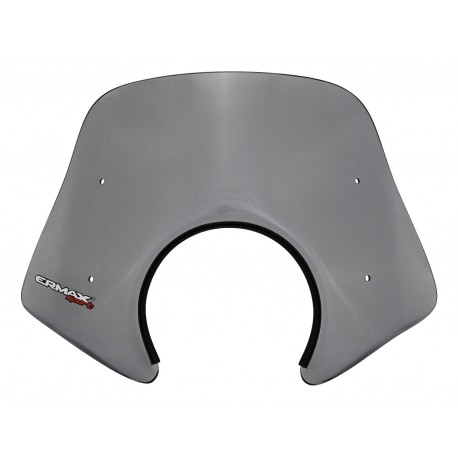 piccolo windshield  (30cm cutting round ) satin black