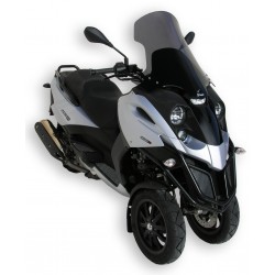high protection windshield (62 cm ) ermax for FUOCO 500 2007-2019 dark black